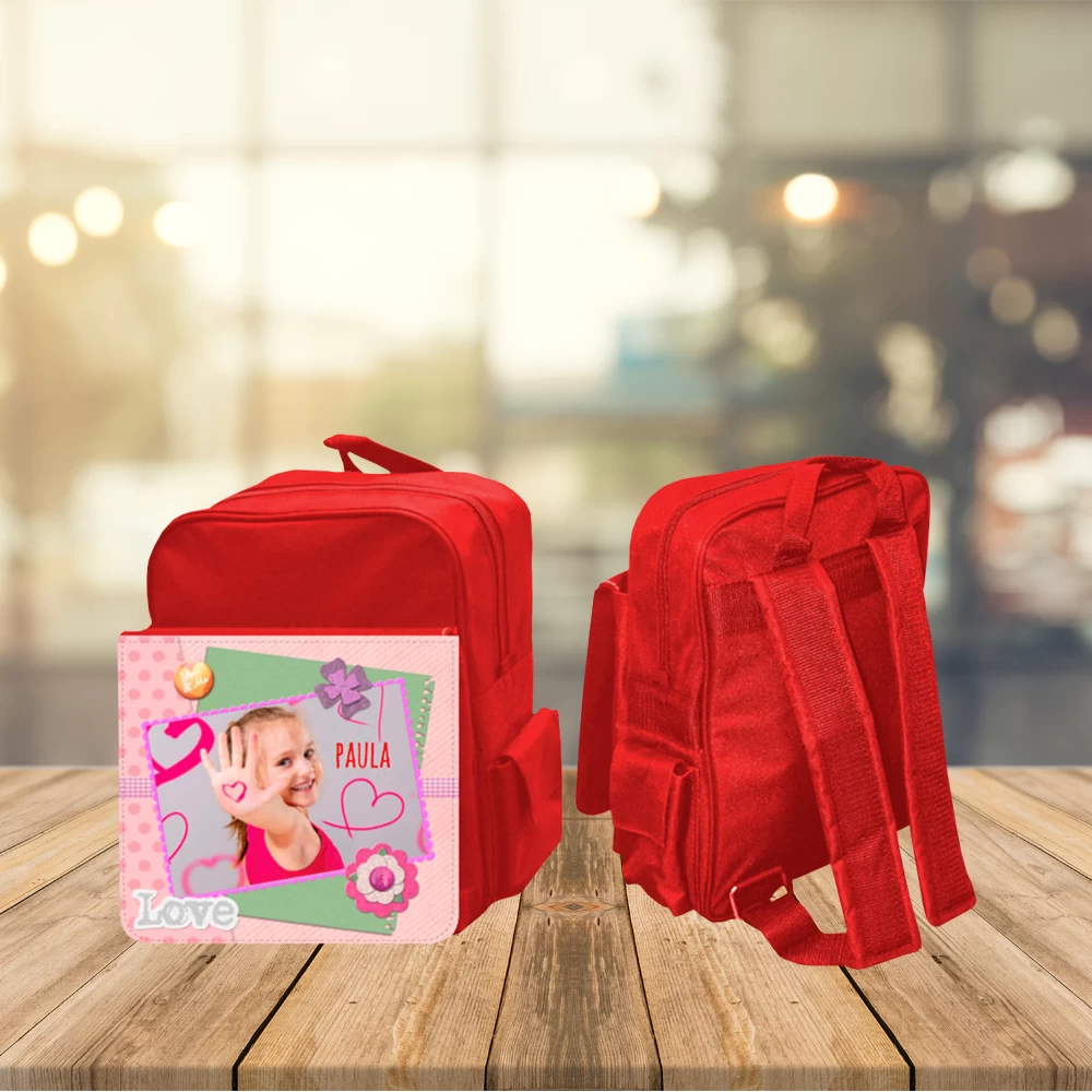 Mochila Infantil Roja